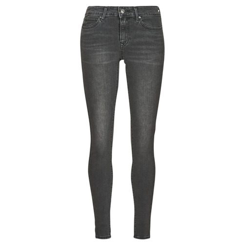 Kleidung Damen Röhrenjeans Levi's 711 SKINNY Schwarz