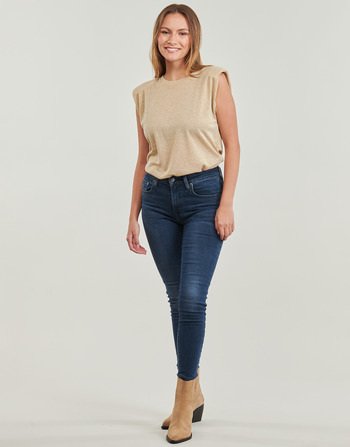 Kleidung Damen Röhrenjeans Levi's 721 HIGH RISE SKINNY Marine