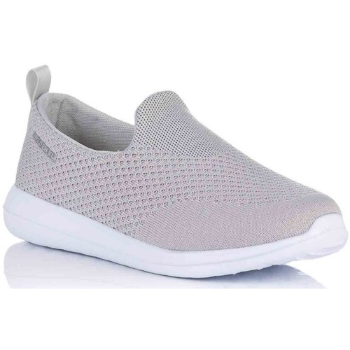 Schuhe Damen Slip on Sweden Kle 251301 Grau