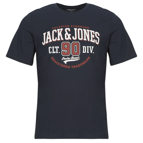 Kleidung Herren T-Shirts Jack & Jones JJELOGO Marine