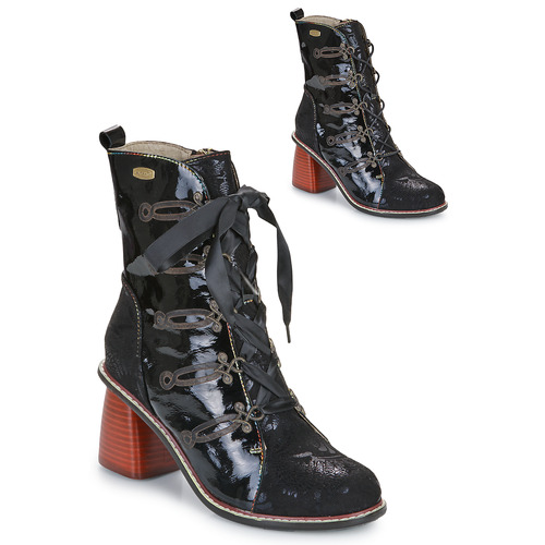 Schuhe Damen Low Boots Laura Vita EVCAO Schwarz