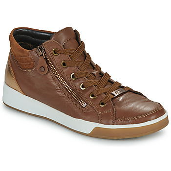 Schuhe Damen Sneaker High Ara ROM-ST-HIGH-SOFT Cognac