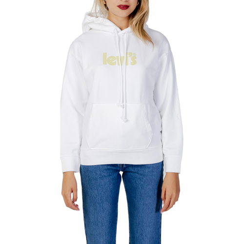 Kleidung Damen Sweatshirts Levi's GRAPHIC STANDARD HOODIE HOODIE SSNL POST 18487-0161 Weiss