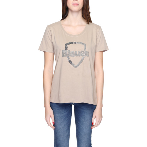 Kleidung Damen T-Shirts Blauer 24SBLDH02383 Beige