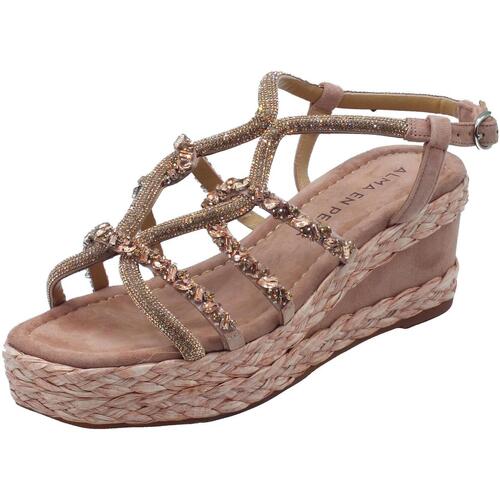 Schuhe Damen Sandalen / Sandaletten ALMA EN PENA V241012 Suede old Rosa