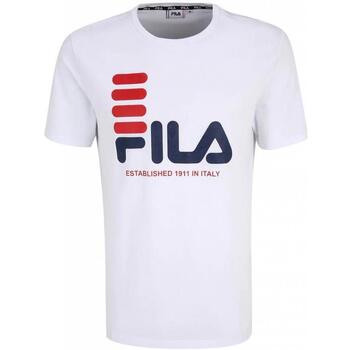 Kleidung Herren T-Shirts Fila fam0349_bipped_tee_bianco Weiss