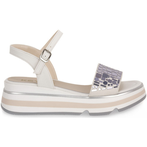 Schuhe Damen Sandalen / Sandaletten Keys BIANCO Weiss