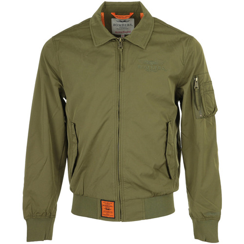 Kleidung Herren Jacken Bombers Original Hawk Grün