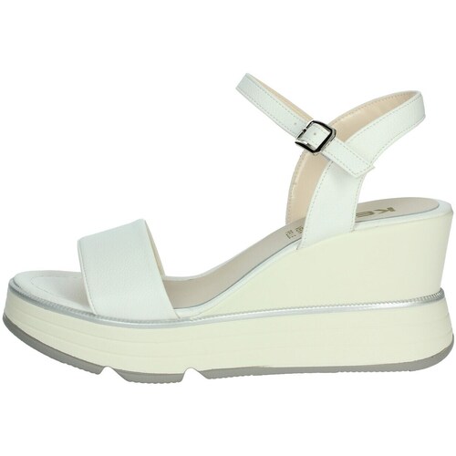 Schuhe Damen Sandalen / Sandaletten Keys K-9653 Weiss