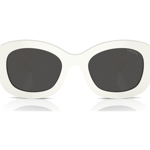 Uhren & Schmuck Damen Sonnenbrillen Prada Sonnenbrille PRA13S 1425S0 Weiss