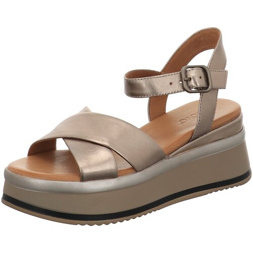 Schuhe Damen Sandalen / Sandaletten Inuovo Sandaletten A98008 metallic ash Gold