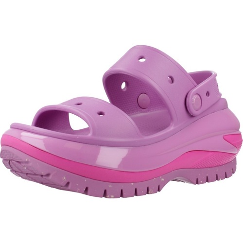 Schuhe Damen Zehensandalen Crocs CLASSIC MEGA CRUSH SANDAL Violett