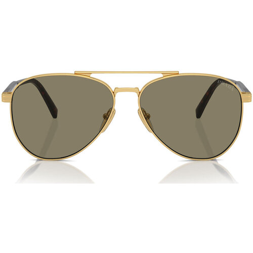 Uhren & Schmuck Sonnenbrillen Prada Sonnenbrille PRA58S 5AK90F Gold