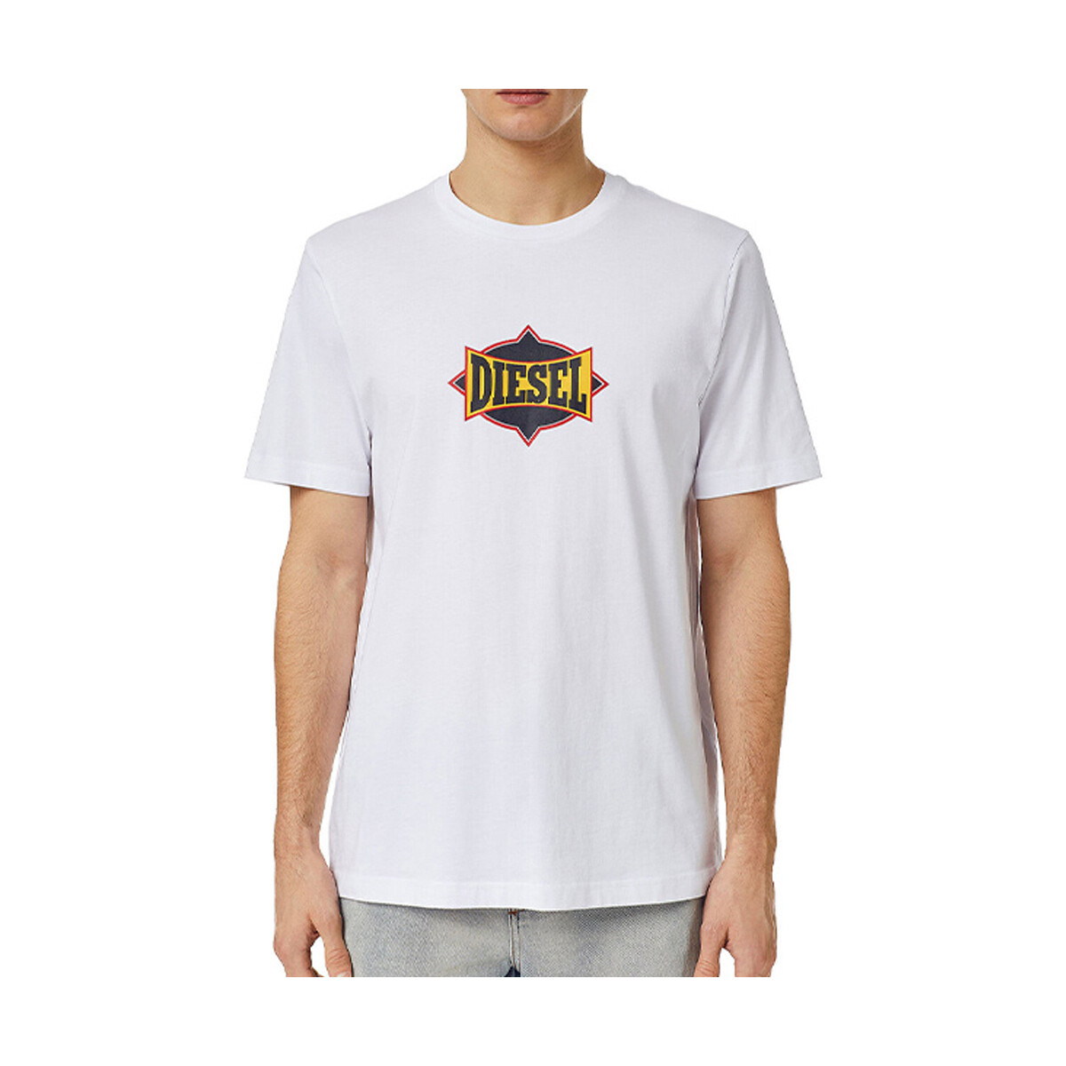 Kleidung Herren T-Shirts & Poloshirts Diesel A03843-0HAYU Weiss