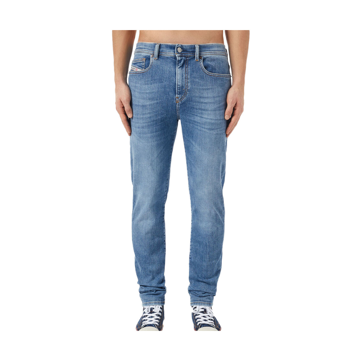 Kleidung Herren Röhrenjeans Diesel A03584-09C01 Blau