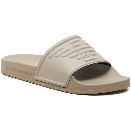 Schuhe Damen Zehensandalen Emporio Armani XVPS08 XN747 Beige