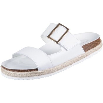 Schuhe Damen Pantoletten / Clogs Bernie Mev Pantoletten Eleanor Eleanor white Leather Eleanor Weiss