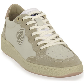 Schuhe Damen Sneaker Blauer WHI NUDE OLYMPIA 01 Weiss