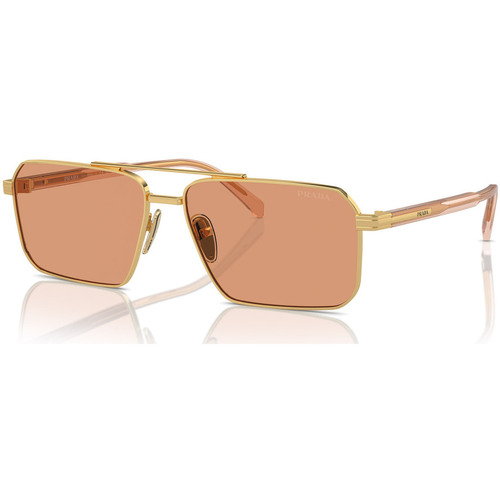 Uhren & Schmuck Sonnenbrillen Prada Sonnenbrille PRA57S 5AK07V Gold