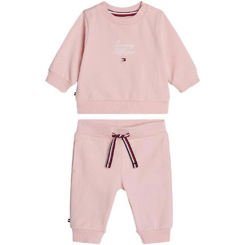 Kleidung Mädchen Windjacken Tommy Hilfiger  Rosa