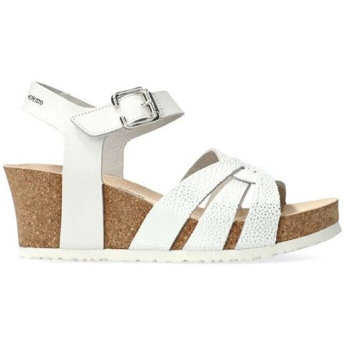 Schuhe Damen Sandalen / Sandaletten Mephisto Lesley Weiss