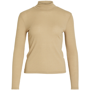 Kleidung Damen T-Shirts & Poloshirts Vila 14089815 Beige