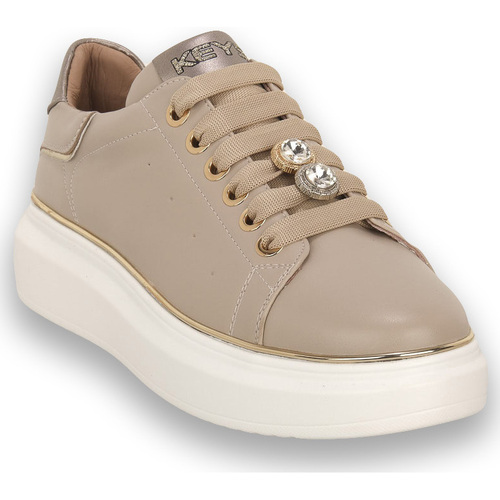 Schuhe Damen Sneaker Keys CORDA SINISA Beige