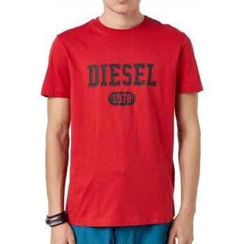 Kleidung Herren T-Shirts & Poloshirts Diesel A03824-0GRAI Rot