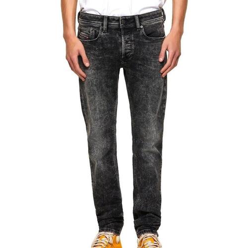 Kleidung Herren Röhrenjeans Diesel 00SWJG-09A17 Grau