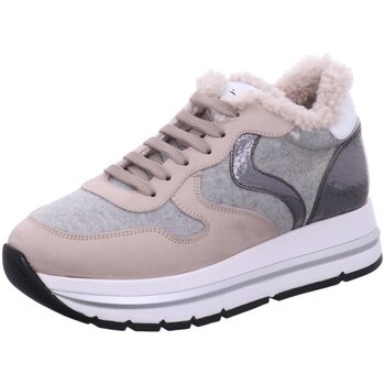 Schuhe Damen Sneaker Voile Blanche MARAN FUR NUBUK/FELT CREAM-GRE 2E09-001-2017026-09 Grau