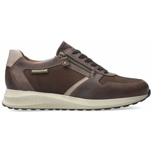 Schuhe Herren Sneaker Mephisto Dino Braun