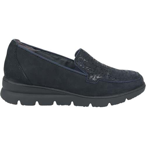 Schuhe Damen Slipper Waldläufer H-Bruni Blau