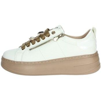 Schuhe Damen Sneaker High Keys K-9882 Weiss