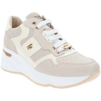 Schuhe Damen Sneaker Keys K-9043 Beige