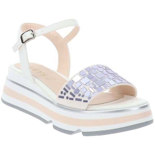 Schuhe Damen Sandalen / Sandaletten Keys K-9702 Weiss