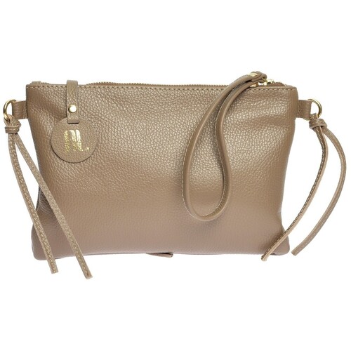 Taschen Damen Geldbeutel Anna Luchini Crossbody Bag Beige