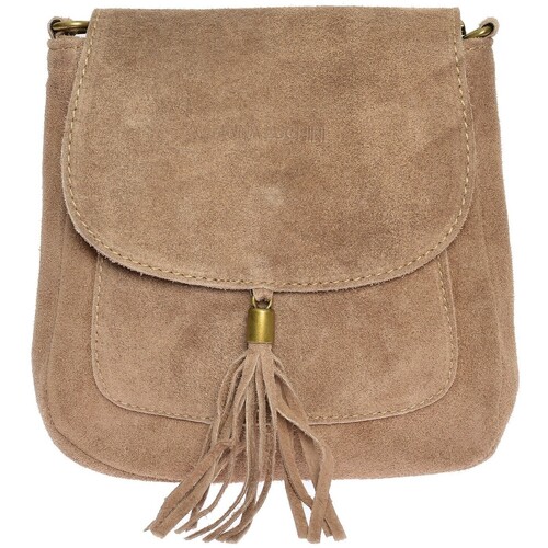 Taschen Damen Umhängetaschen Anna Luchini Shoulder Bag Beige