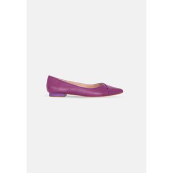 Schuhe Damen Ballerinas Mangará Elegante Mangará Ariri Leder Ballerinas Violett