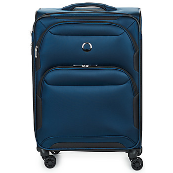 Taschen flexibler Koffer DELSEY PARIS SKY MAX 2.0  EXTENSIBLE 4DR 70CM Blau