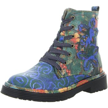 Schuhe Damen Stiefel Laura Vita Stiefeletten turquuoise (-blau-multi) Incaso 24 turquoise Grün