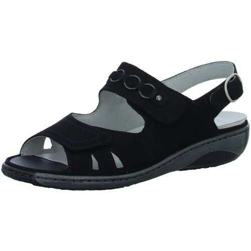 Schuhe Damen Sandalen / Sandaletten Waldläufer Sandaletten DENVER 210004191/001 Schwarz