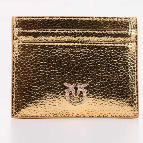 Taschen Damen Taschen Pinko CARD HOLDER SIMPLY Gold