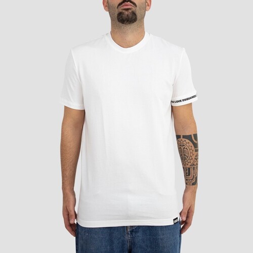 Kleidung Herren T-Shirts & Poloshirts Dsquared  Weiss