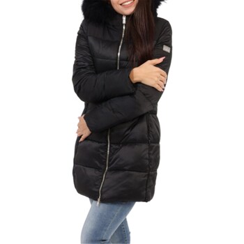 Kleidung Damen Mäntel Yes Zee O015-QV00 Schwarz