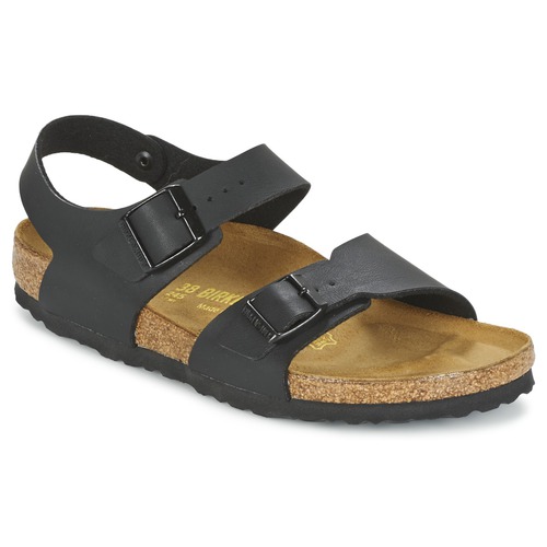 Schuhe Kinder Sandalen / Sandaletten Birkenstock NEW YORK Schwarz