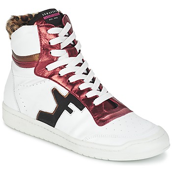 Schuhe Damen Sneaker High Serafini SAN DIEGO Weiss / Rot