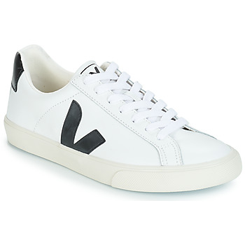 Schuhe Sneaker Low Veja ESPLAR LOW LOGO Weiss / Schwarz