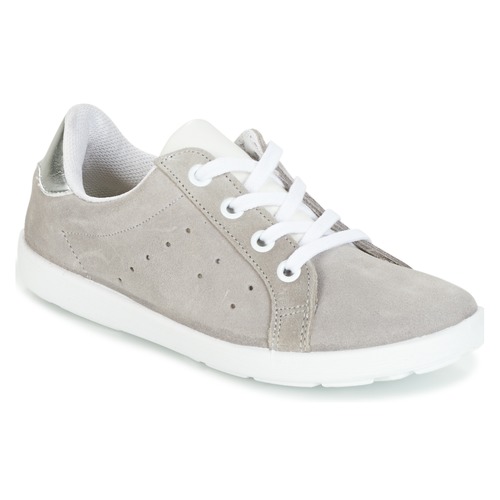 Schuhe Mädchen Sneaker Low Citrouille et Compagnie HINETTE Grau / Silbern