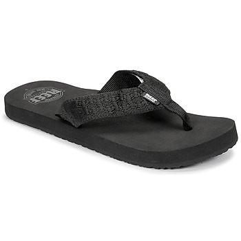 Schuhe Herren Zehensandalen Reef SMOOTHY Schwarz