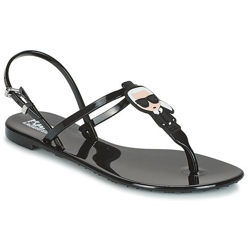 Schuhe Damen Sandalen / Sandaletten Karl Lagerfeld JELLY KARL ICONIK Schwarz